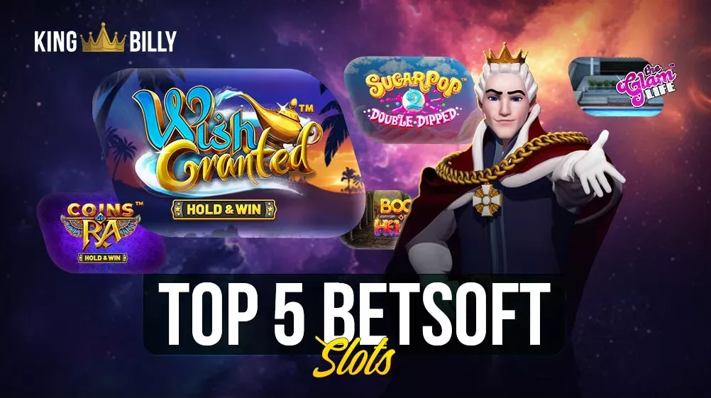 Explore King Billy Casino's top 5 Betsoft slots! Uncover the most exciting games with amazing themes, bonuses, and huge payouts that guarantee endless fun and entertainment.