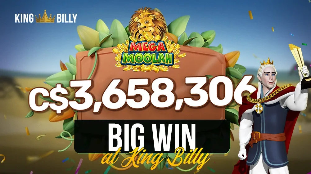 The legendary Mega Moolah strikes again! Queen Ali*** breaks records at King Billy Casino with a life-changing C$3.6M jackpot. Are you ready to make history?