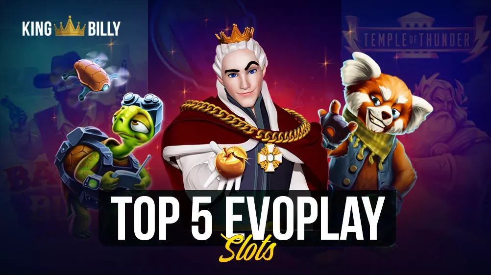 Discover the top 5 Evoplay slots at King Billy Casino, featuring engaging themes, exciting gameplay, and massive win potential. These games promise hours of entertainment and big rewards.