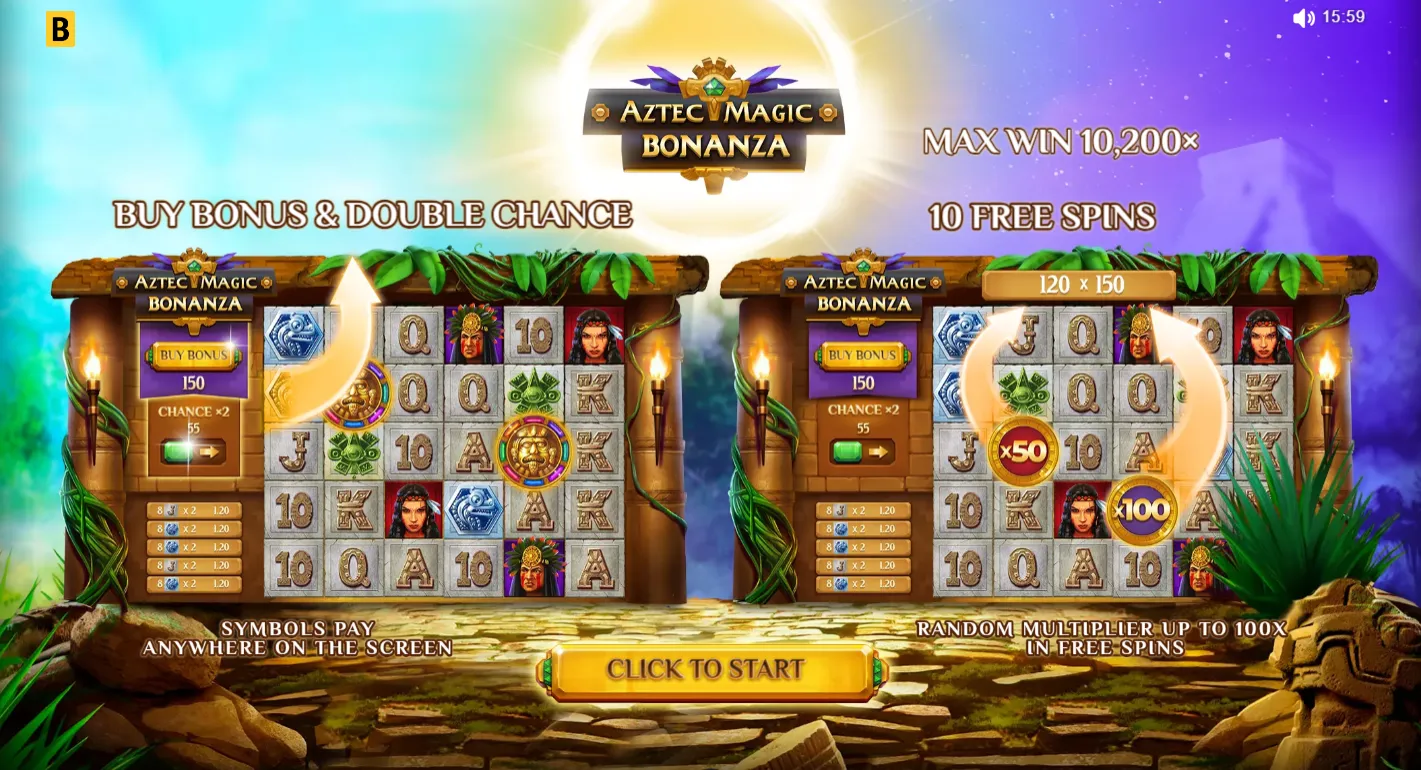 aztec magic bonanza slot rules