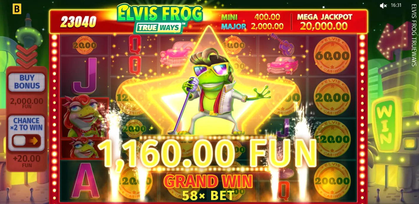 elvis frog trueways how to win