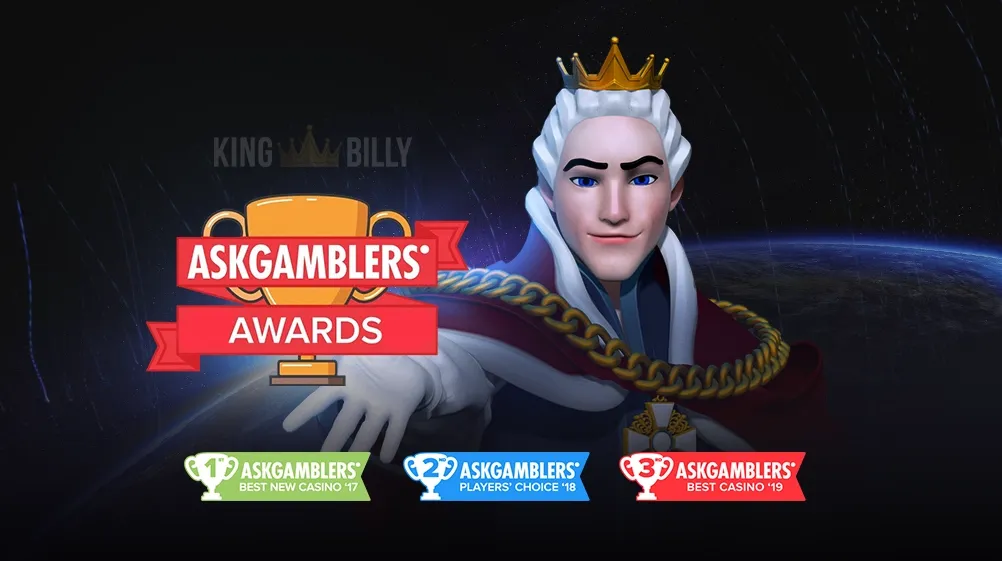 We won AskGamblers Third Best Casino 2018 and AskGamblers Second Player’s Choice 2018 Awards.