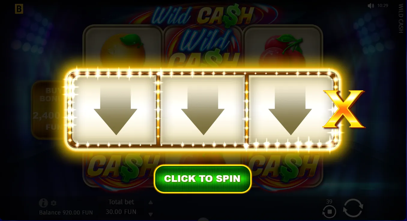 wild cash free spins