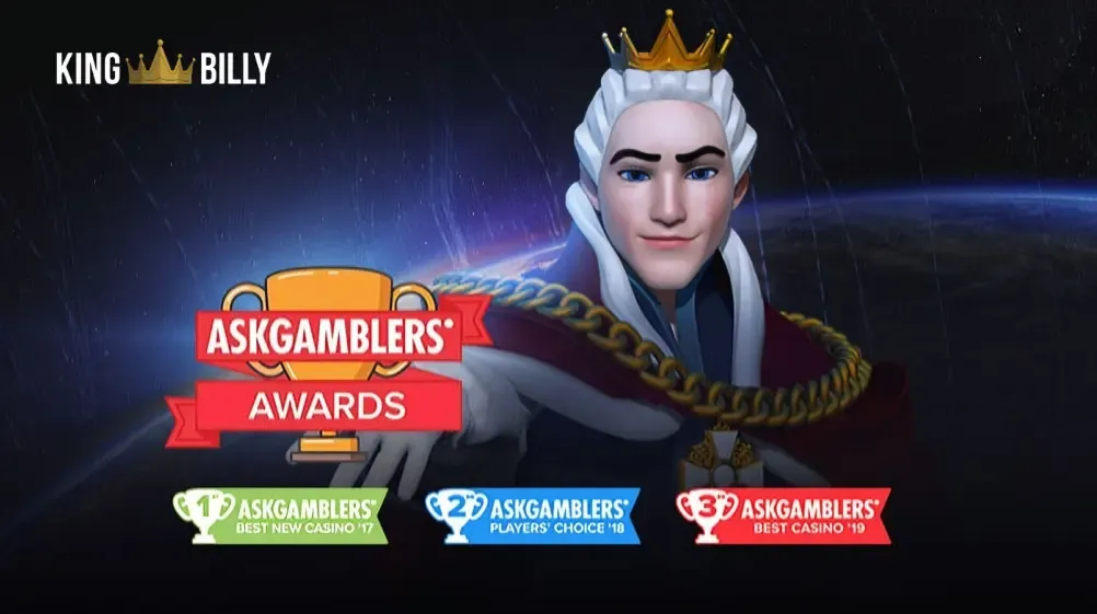 We won AskGamblers Third Best Casino 2018 and AskGamblers Second Player’s Choice 2018 Awards.