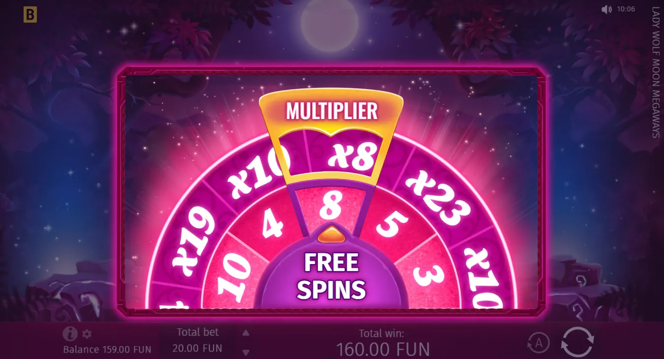 lady wolf moon slot gameplay multiplier